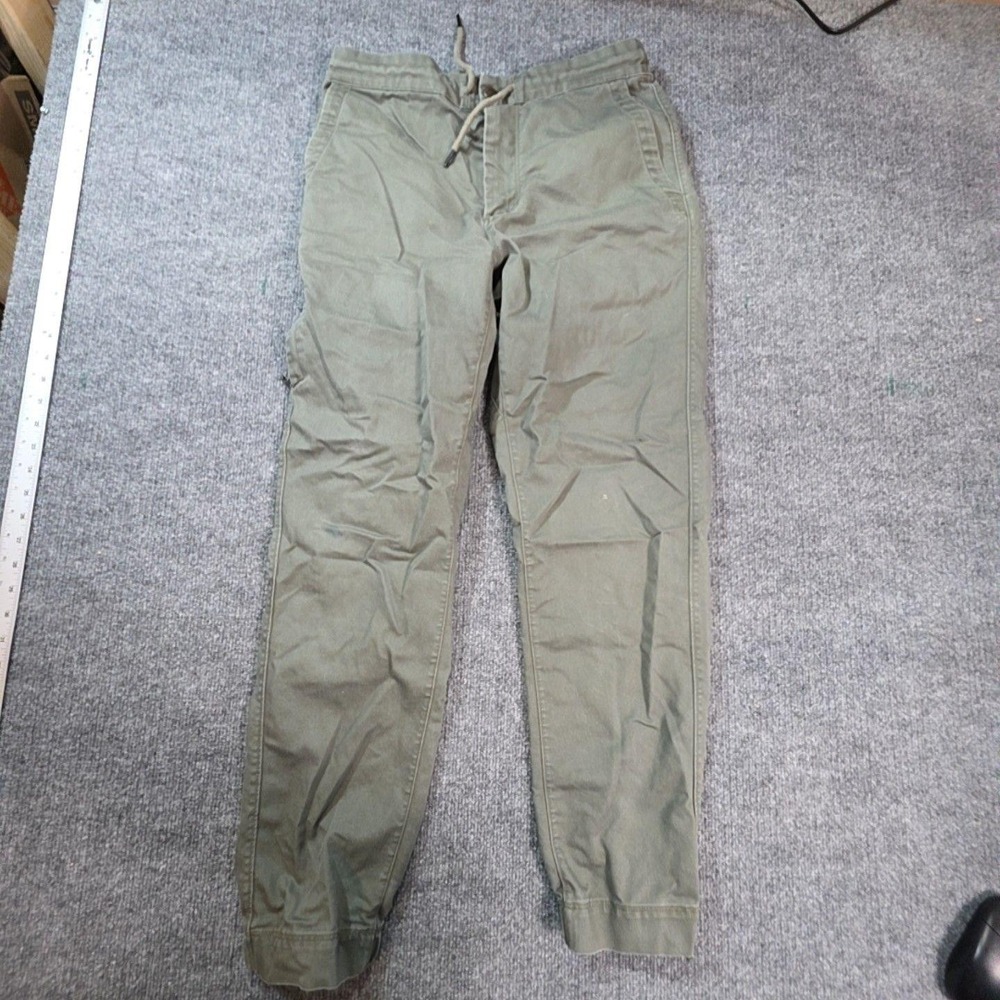 Patagonia Pants Mens 32x28 Green Organic Cotton Jogger Elastic Cuffed Casual